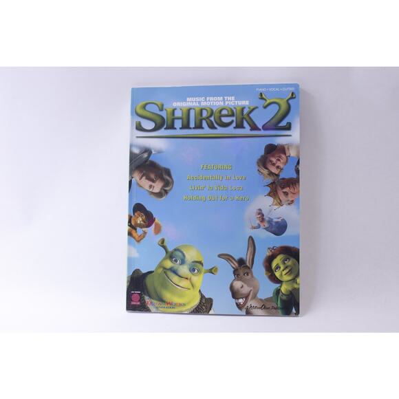 Shrek 2, Sheet Music, Piano, Vocal, Guitar, DreamWorks, 2004 - Picture 1 of 4